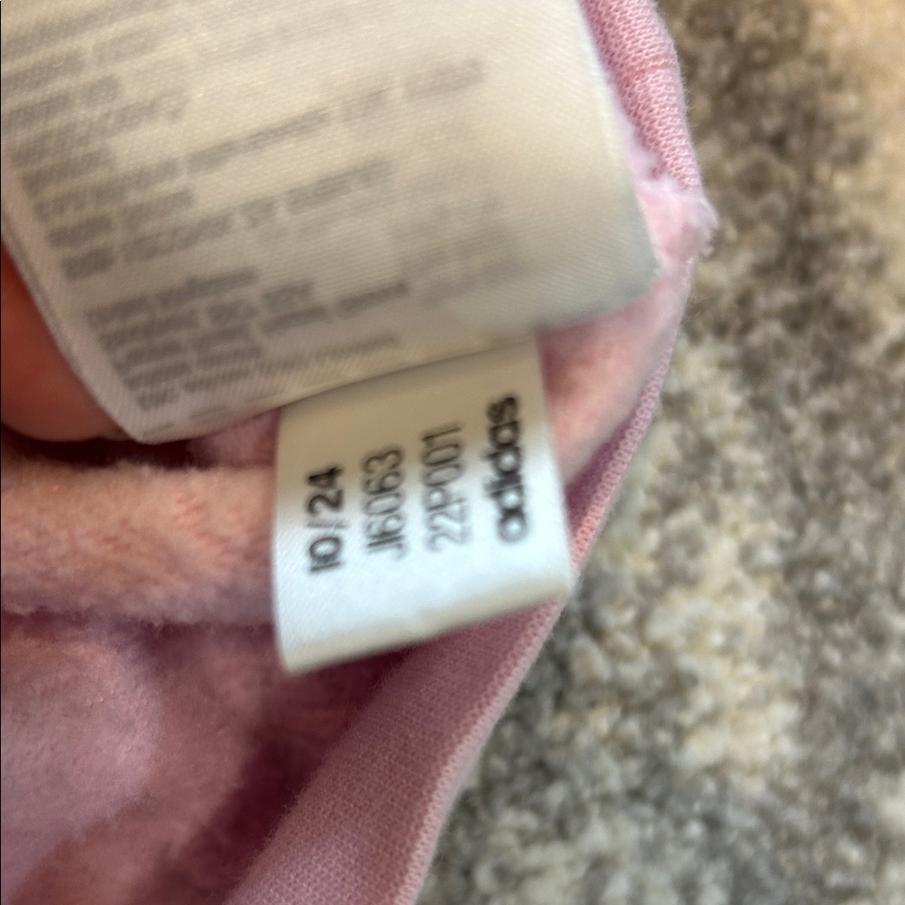 adidas Light Pink Crewneck Sweatshirt - Picture 4 of 5